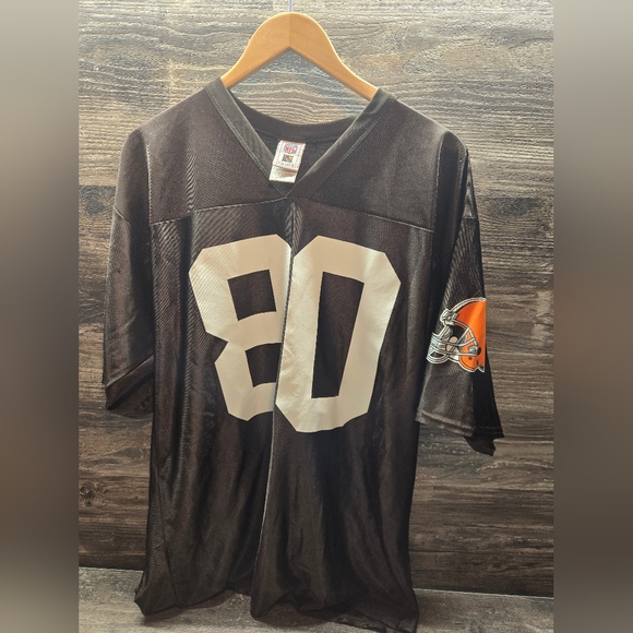 VTG Cleveland Browns Football NFL Team Apparel Size L Kellen Winslow #80 Jersey - Picture 2 of 3